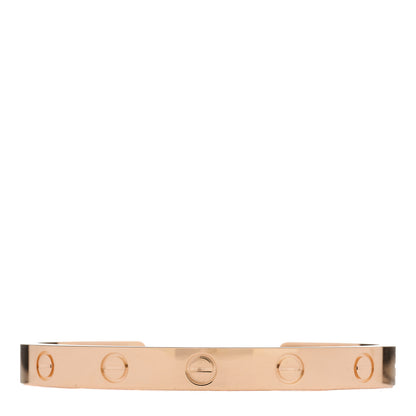 Cartier 18K Pink Gold LOVE Cuff Bracelet 16 1 of 3