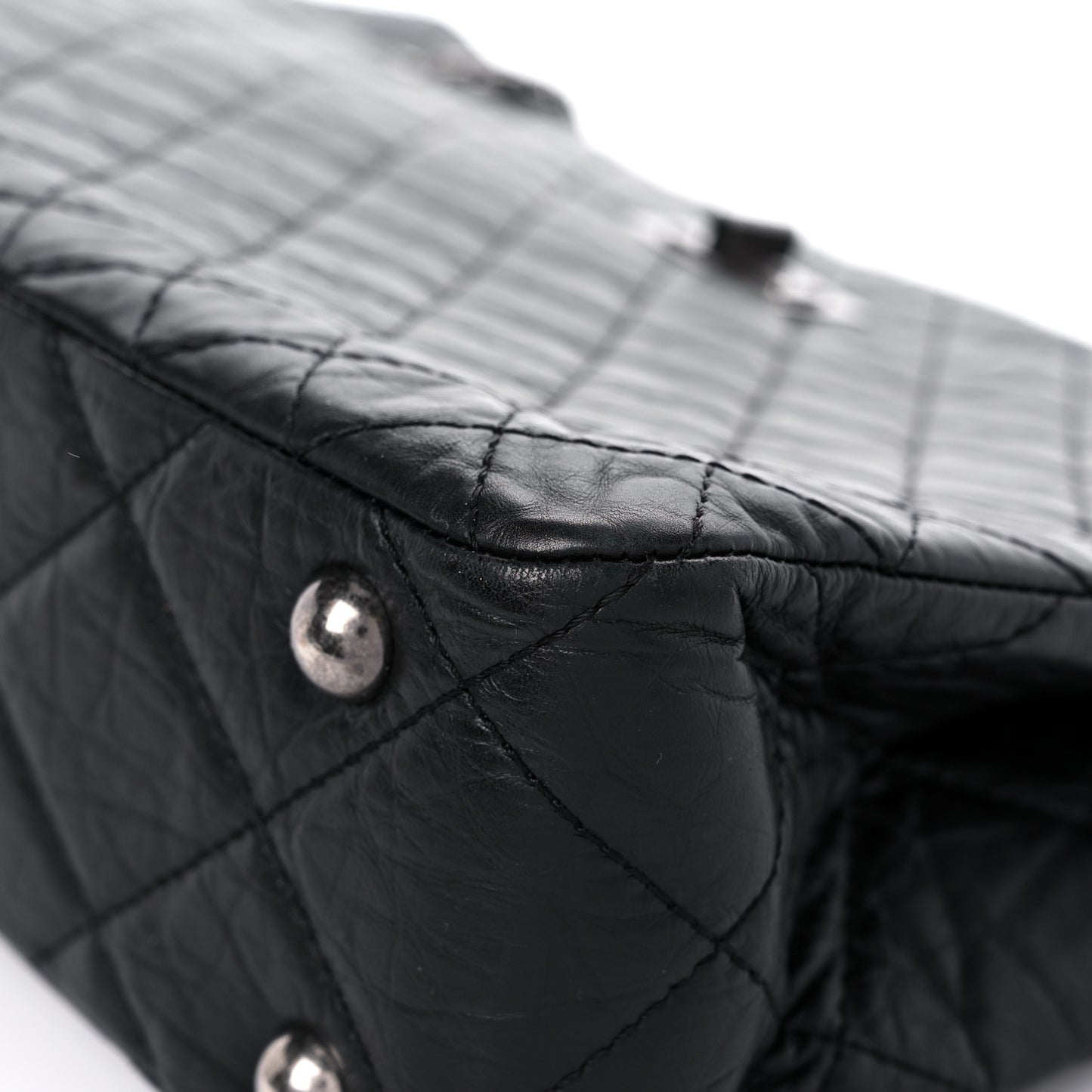 Aged Calfskin Reissue 2.55 Tote Black