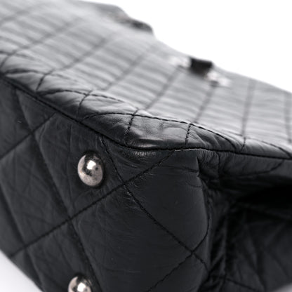 Chanel Aged Calfskin Reissue 2.55 Tote Black 6 of 12