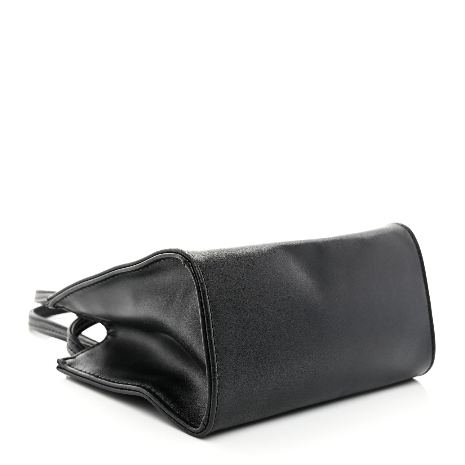 Telfar Vegan Leather Small Shopping Bag Black 4 of 11