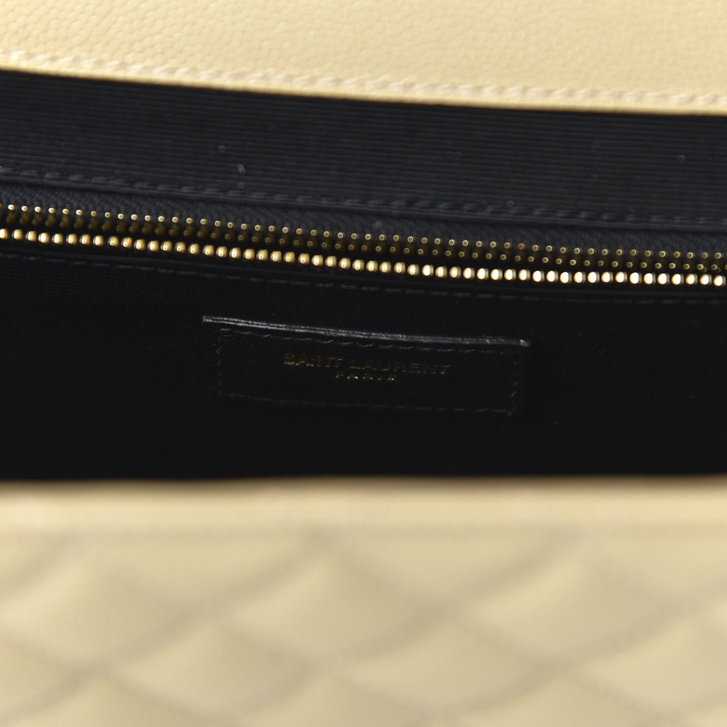 Grain De Poudre Large Tri-Quilt Monogram Satchel Nude Powder