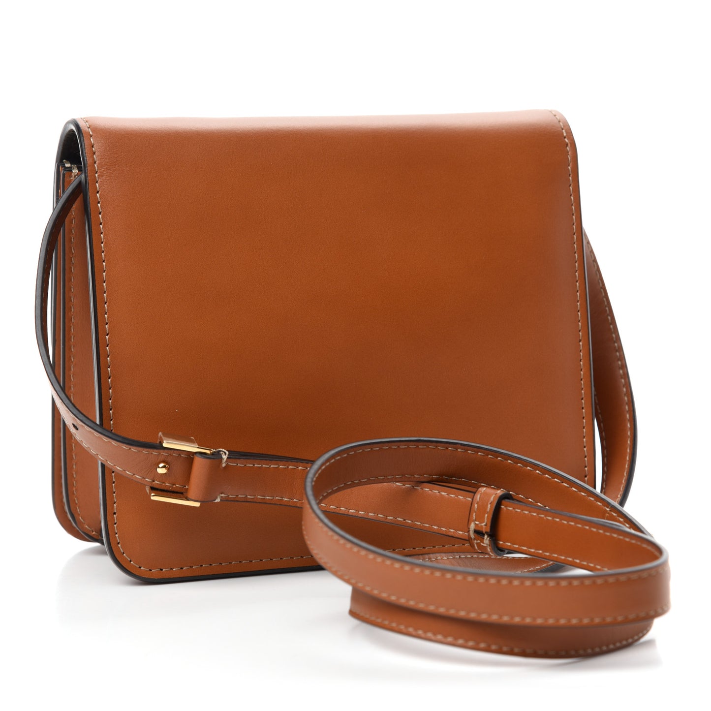 Vitello King Karligraphy Crossbody Bag Cuoio