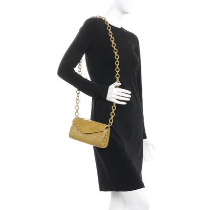 Nancy Gonzalez Crocodile Amour Clutch Green 2 of 9