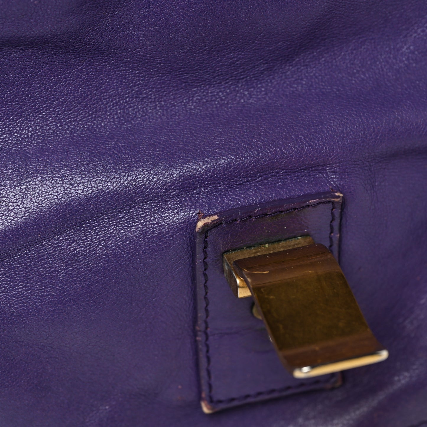 Lambskin Medium PS1 Satchel Purple Rain