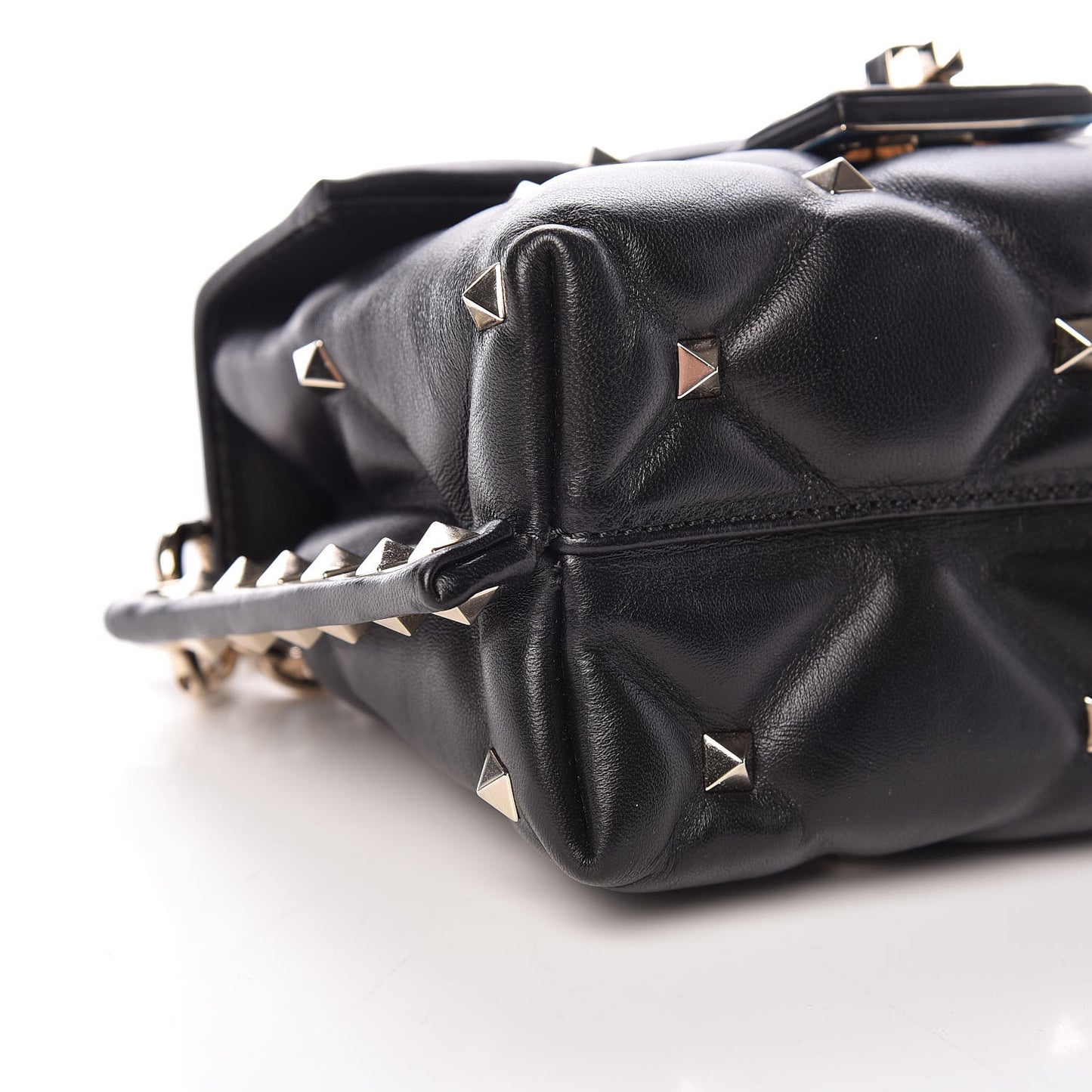 Nappa Mini Candystud Crossbody Black