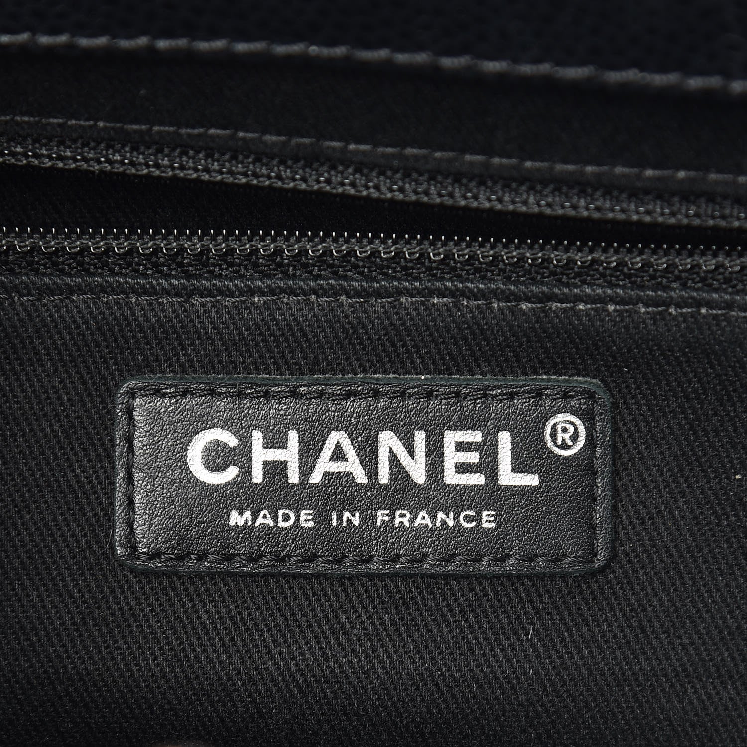 Chanel Caviar Quilted Timeless CC Shopping Tote Black 6 of 16