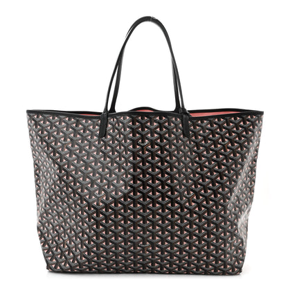 Goyard Goyardine Saint Louis Claire Voie GM Black Pink 1 of 11