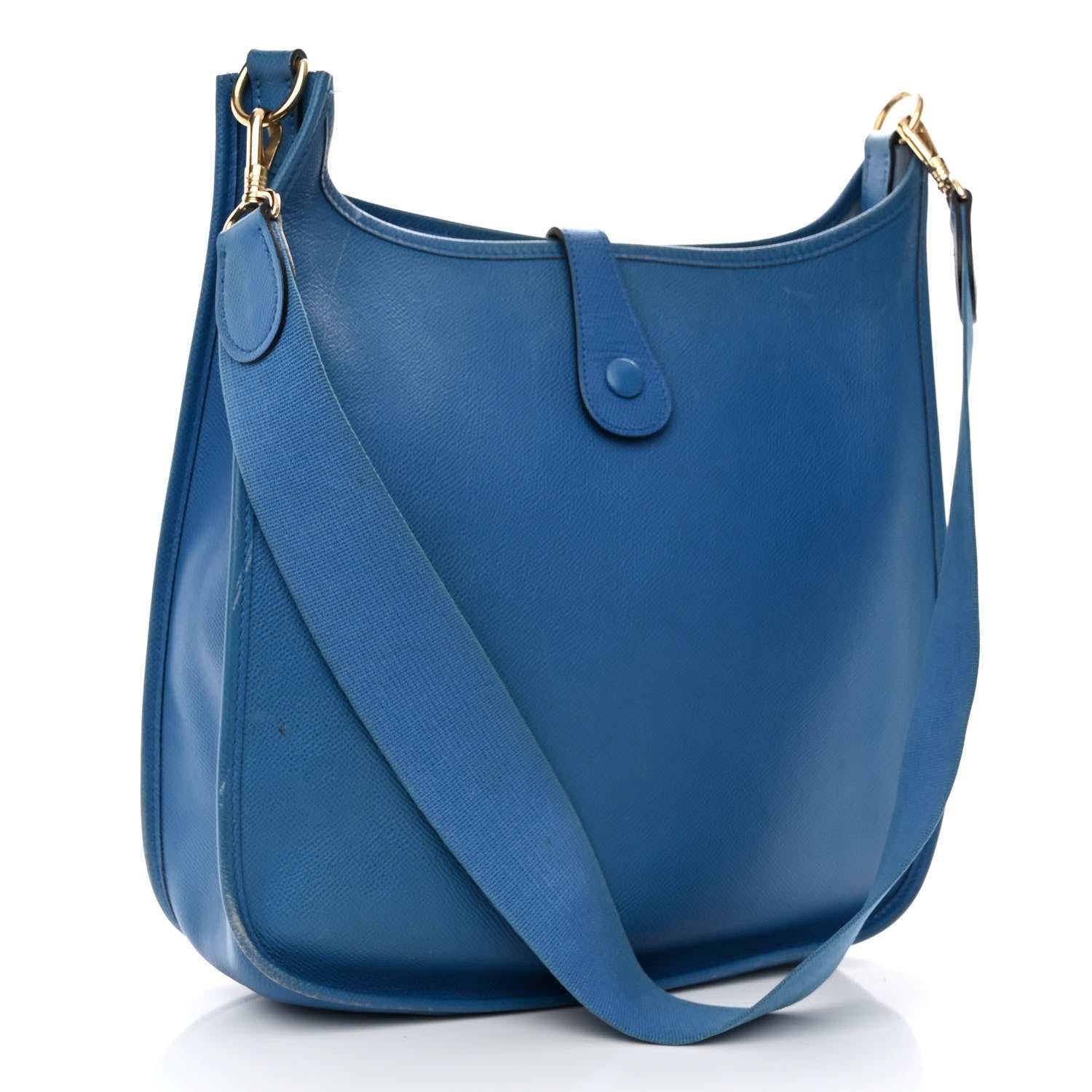 Hermes Courchevel Evelyne GM Bleu France 3 of 12