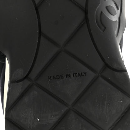 Chanel Stretch Fabric CC Sneakers 37 Black 7 of 8