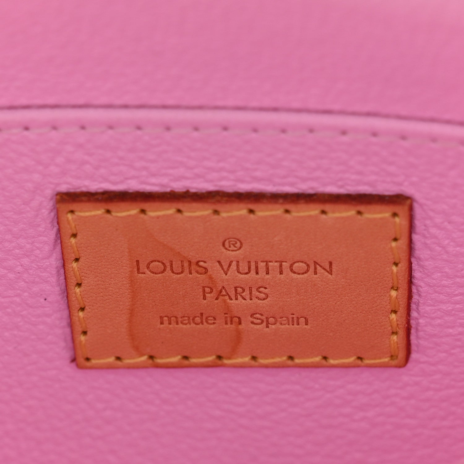 Louis Vuitton Monogram Multicolor Cosmetic Pouch White Litchi 6 of 7