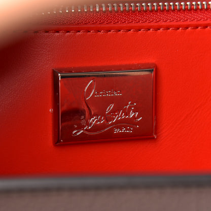 Christian Louboutin Calfskin Empire Patent Studded Medium Paloma Storm 6 of 10