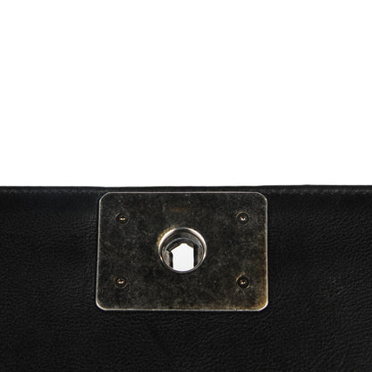Chanel Calfskin Quilted Medium Boy Flap Black 6 of 9