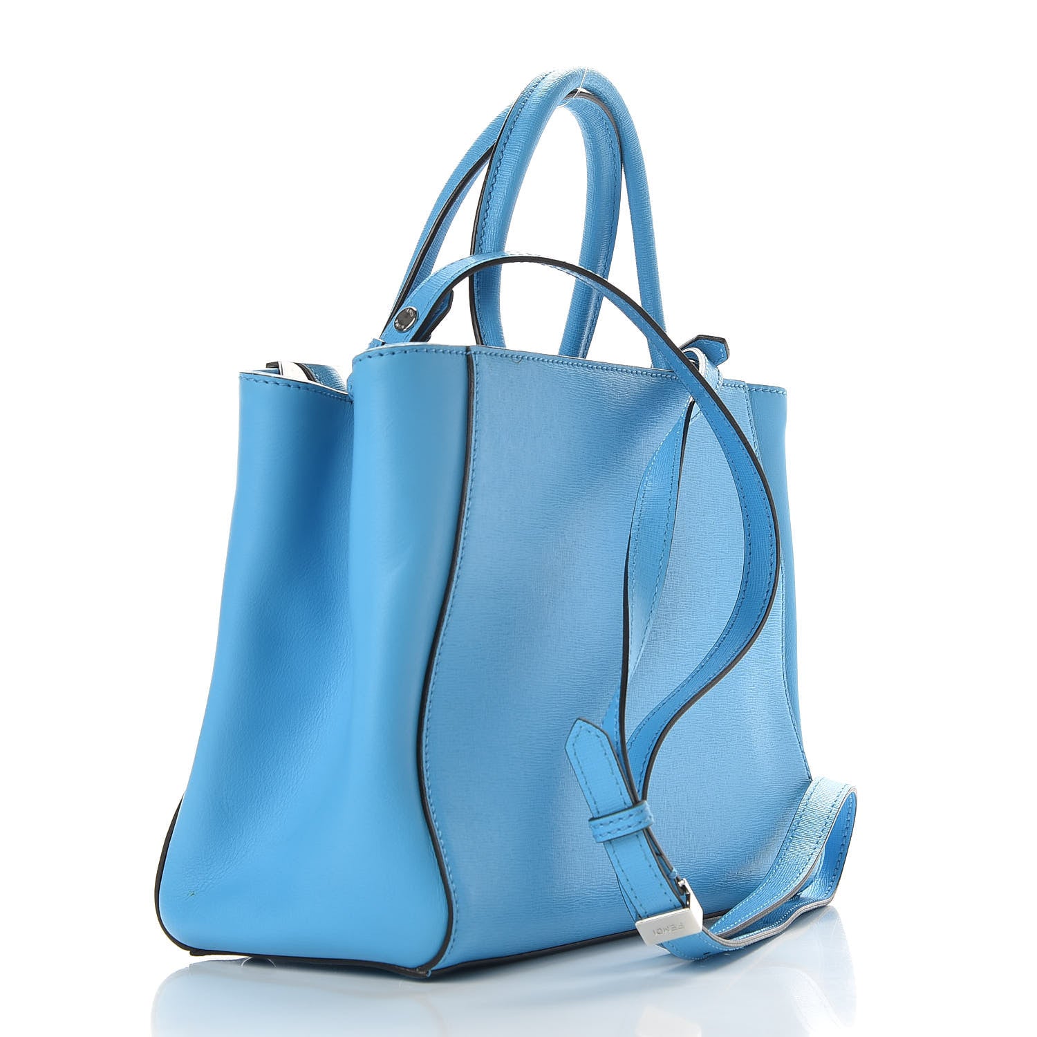 Fendi Vitello Elite Petite 2Jours Tote Maldives 3 of 11