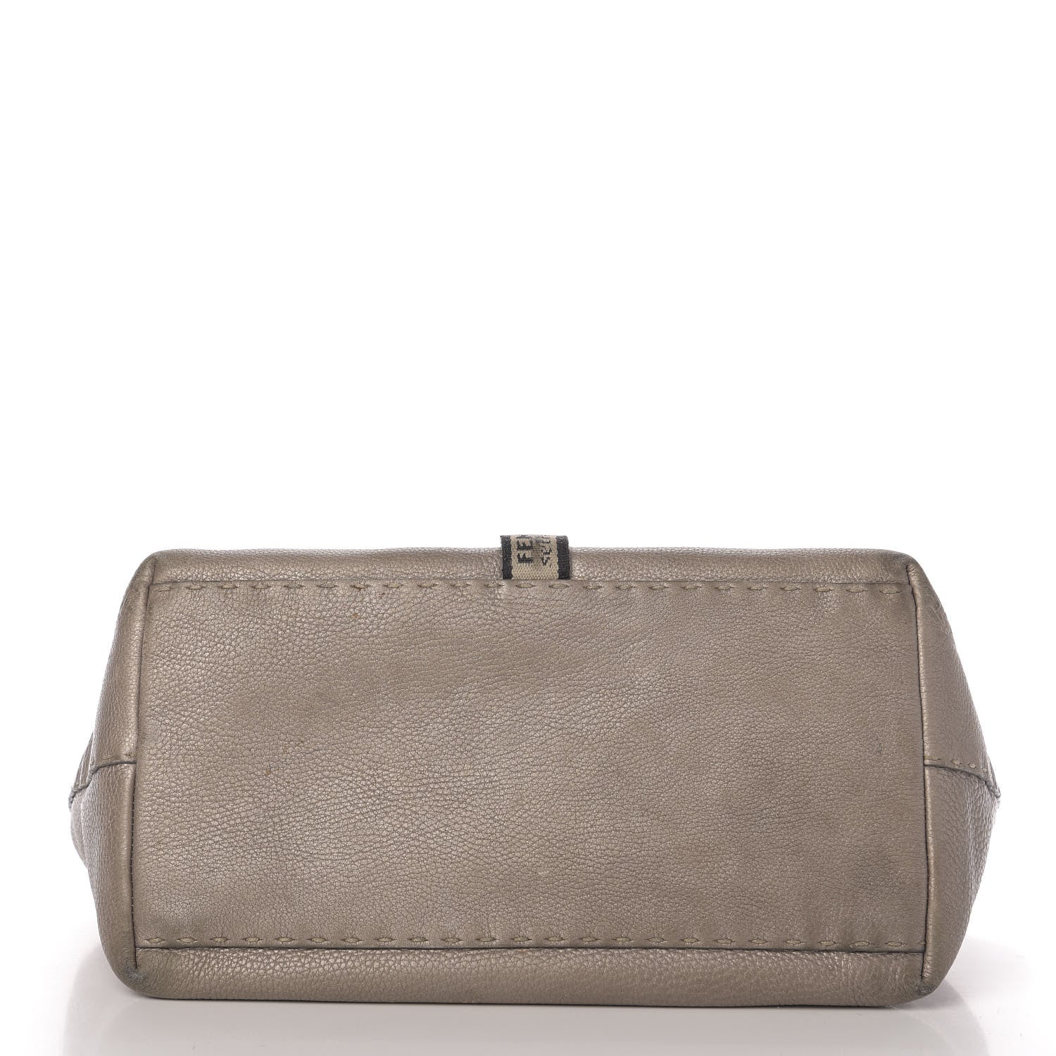 Fendi Cuoio Romano Selleria Small Villa Borghese Tote Peltro 19 of 19