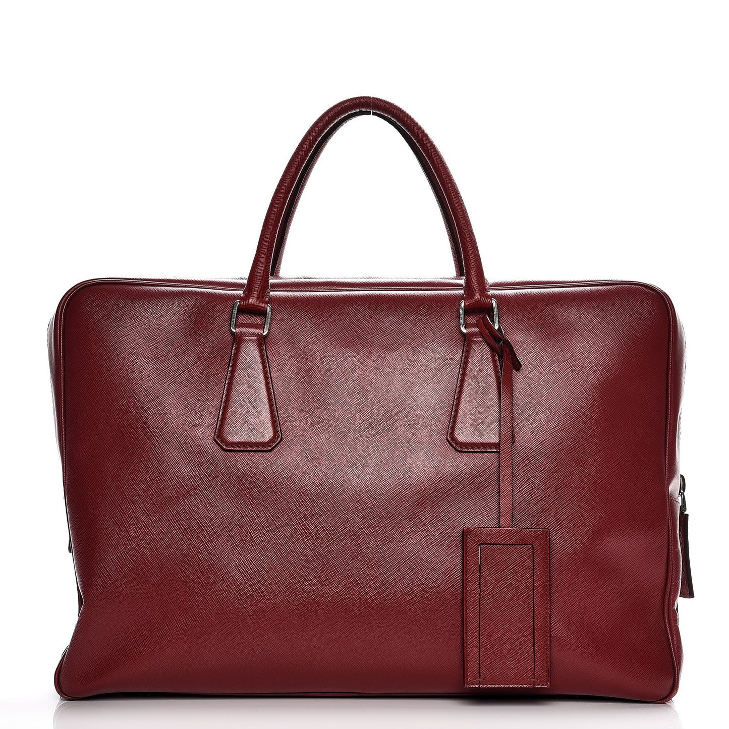 Saffiano Travel Briefcase Red