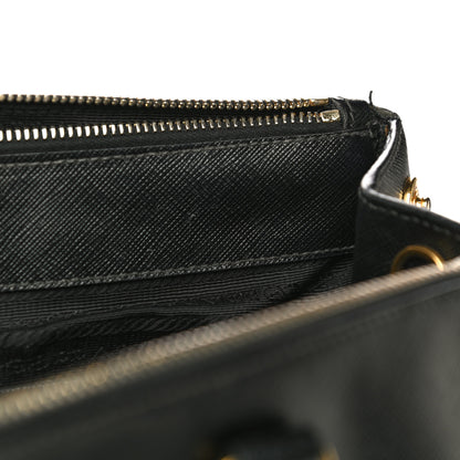Prada Saffiano Large Galleria Double Zip Tote Black 16 of 24