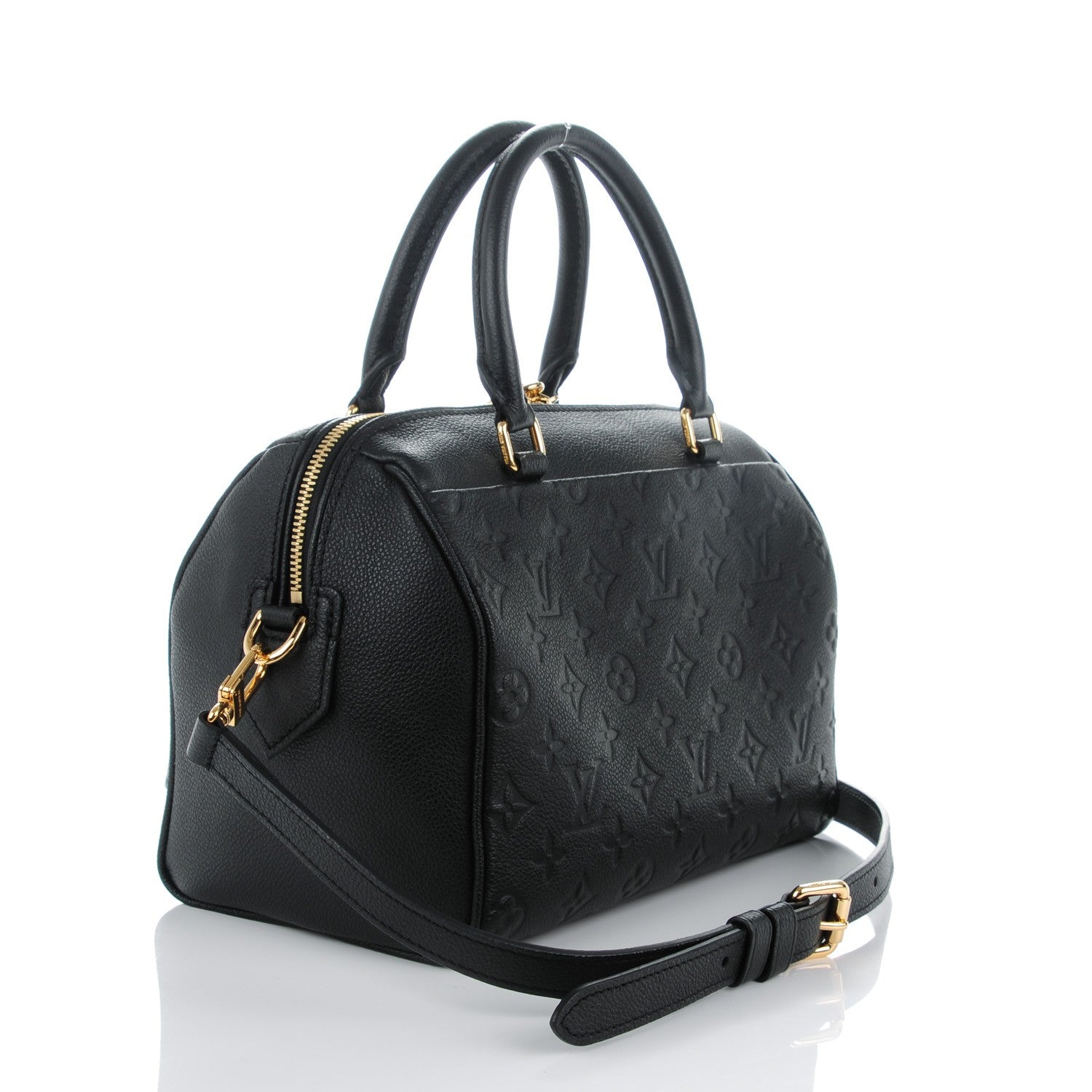 Louis Vuitton Empreinte Speedy Bandouliere 25 NM Black 3 of 8