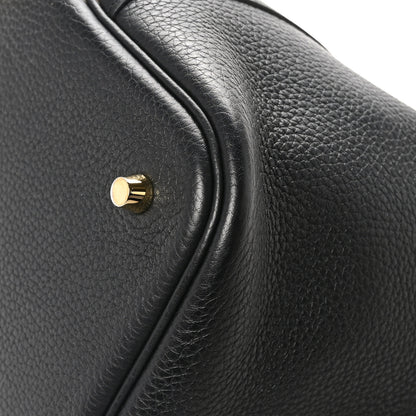 Hermes Taurillon Clemence Picotin Lock 22 MM Black 10 of 13
