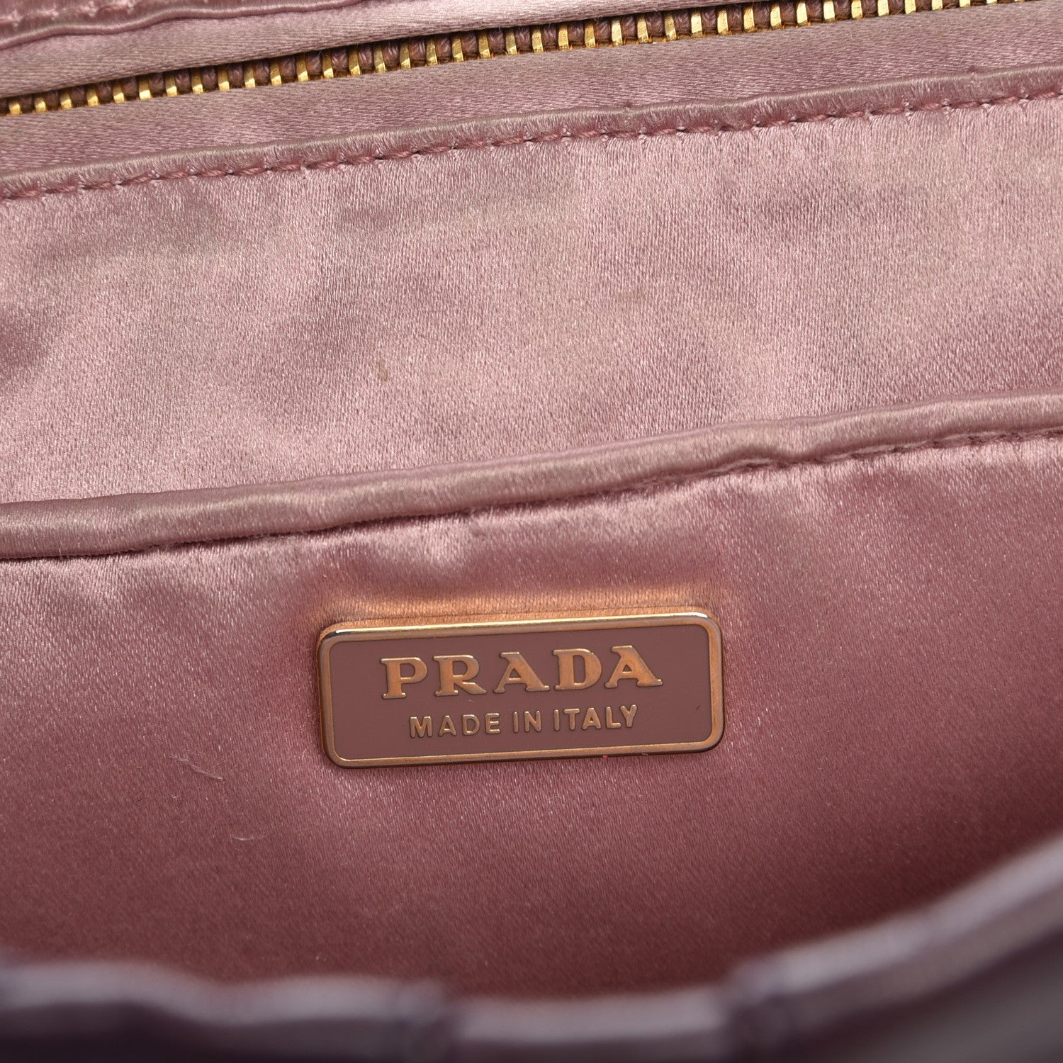 Prada Nappa Stripes Clutch Viola 7 of 10