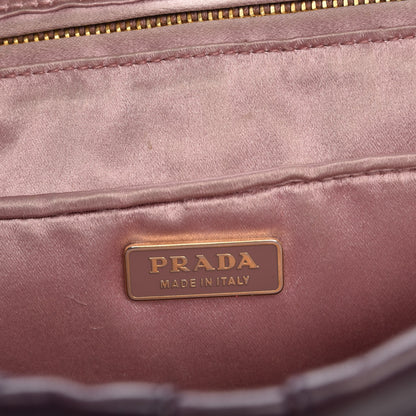 Prada Nappa Stripes Clutch Viola 7 of 10