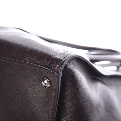 Prada Glace Calfskin Twin Pocket Tote Moro 13 of 16