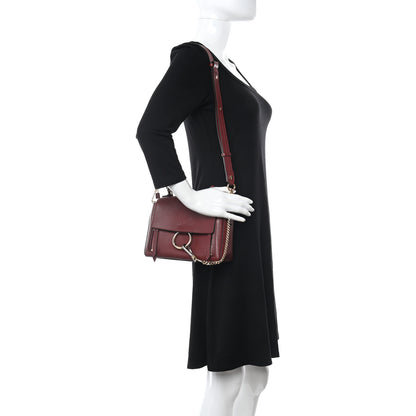 Chloe Calfskin Mini Faye Day Shoulder Bag Sienna Red 2 of 10