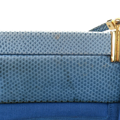 Judith Leiber Lizard Crystal Evening Clutch Light Blue 14 of 15