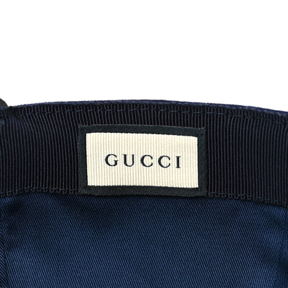 Gucci Cotton Web Baseball Hat XL Navy 8 of 8