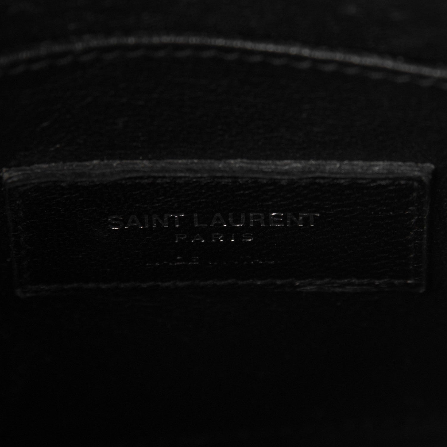 Saint Laurent Calfskin Crocodile Embossed Nano Sac De Jour Black 7 of 7