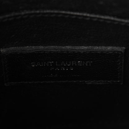 Saint Laurent Calfskin Crocodile Embossed Nano Sac De Jour Black 7 of 7