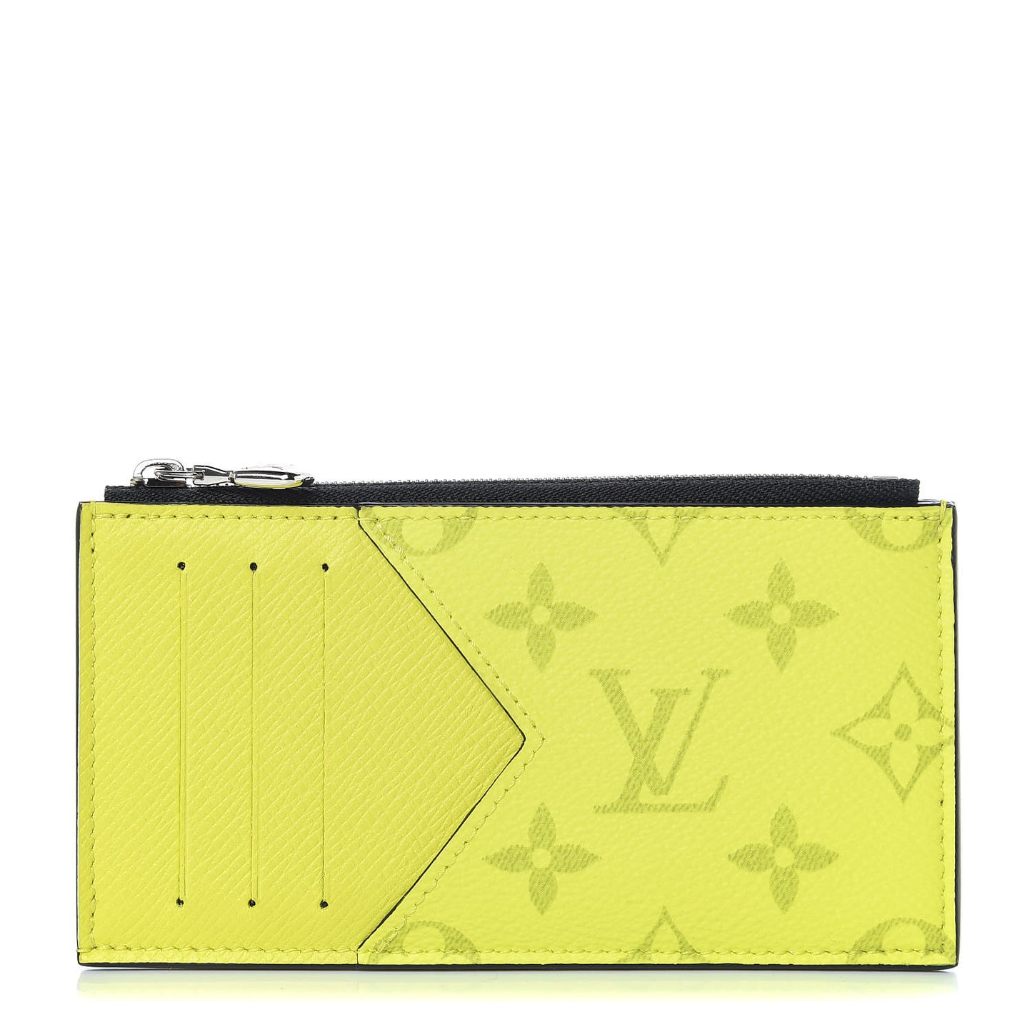 Monogram Taiga Coin Card Holder Yellow