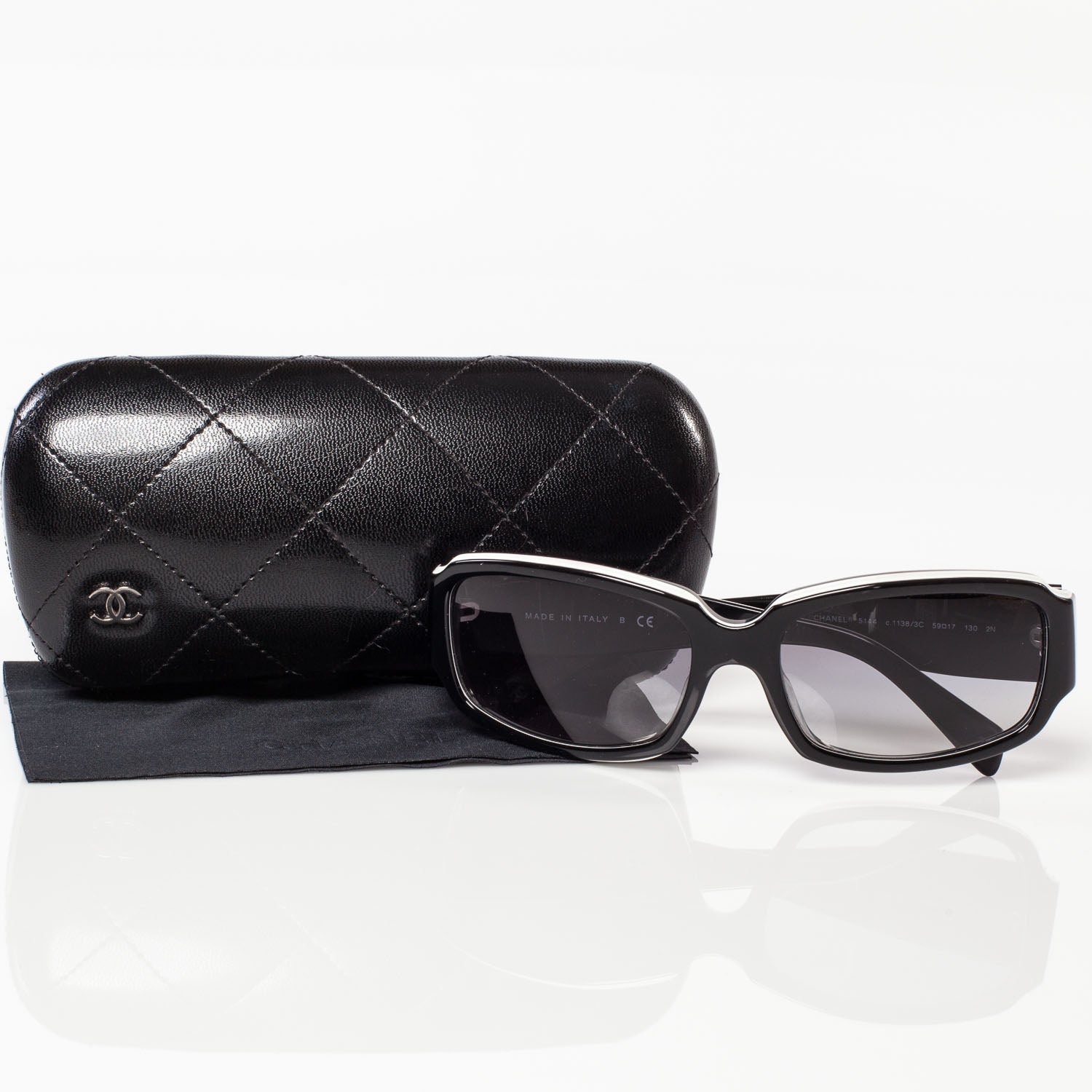 Chanel CC Sunglasses 5144 Black 7 of 7