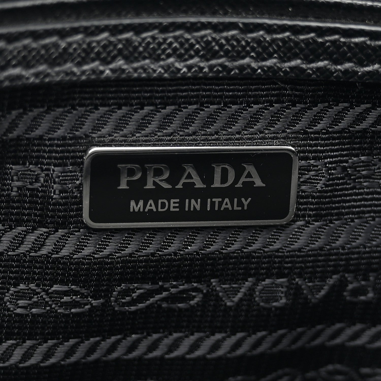 Prada Saffiano Lux Crystal Mini Galleria Double Zip Tote Black 6 of 13