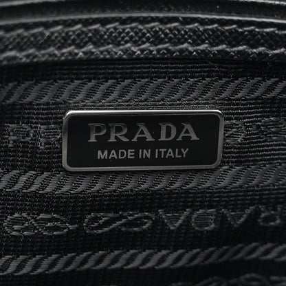 Prada Saffiano Lux Crystal Mini Galleria Double Zip Tote Black 6 of 13