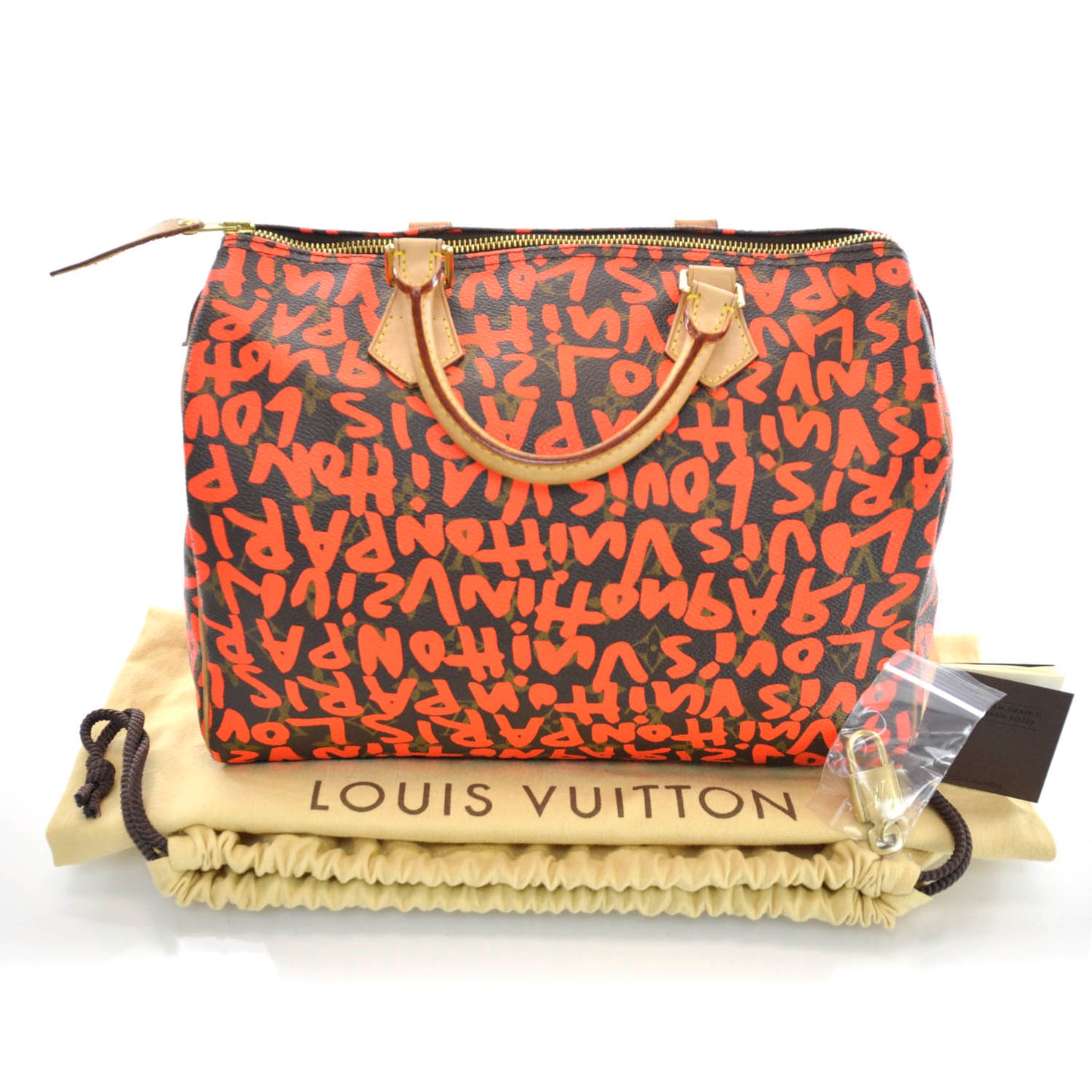 Monogram Graffiti Speedy 30 Orange