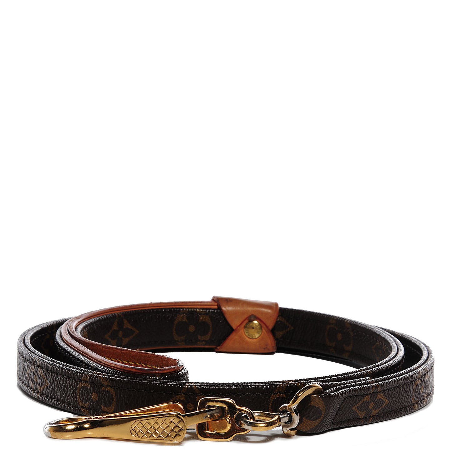 Monogram Baxter Dog Leash MM