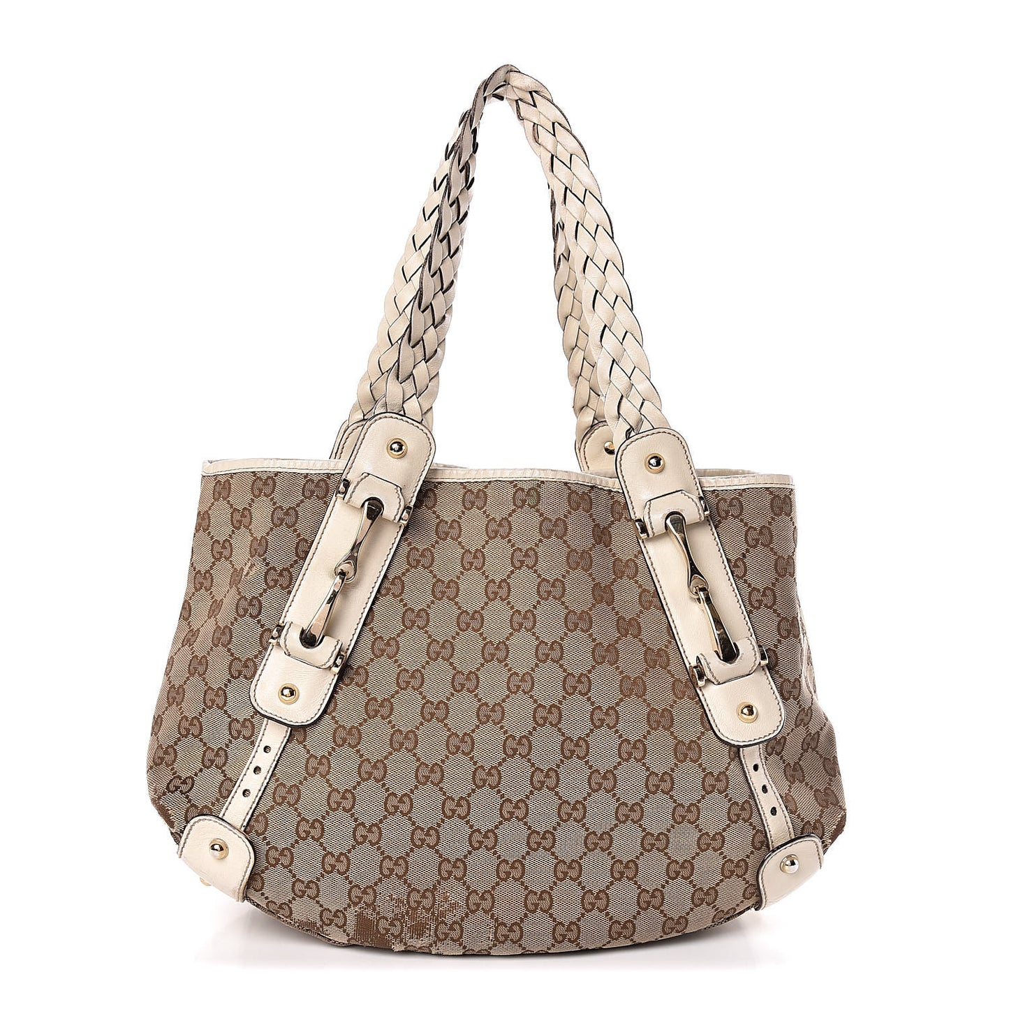 Monogram Small Pelham Shoulder Bag Off White