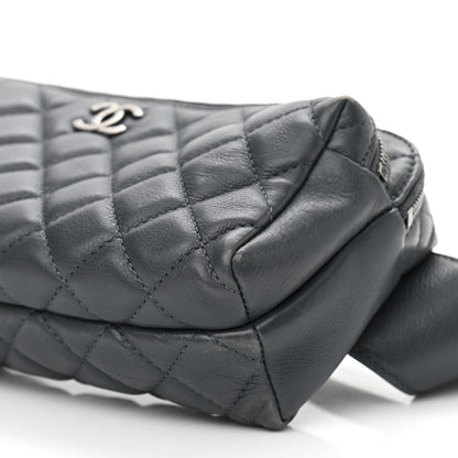 Chanel Calfskin Quilted Waist Bag Dark Grey 10 of 15