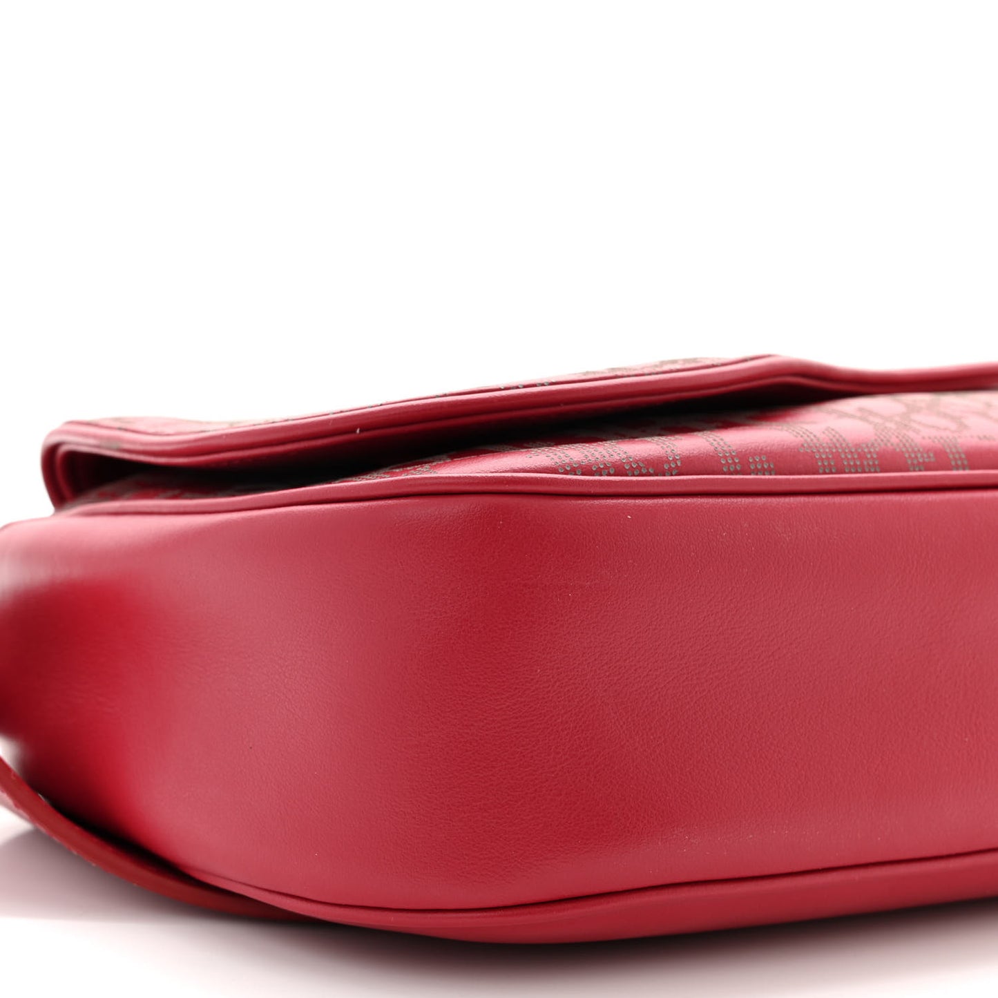 Galaxy Calfskin Oblique World Tour Saddle Belt Bag Red