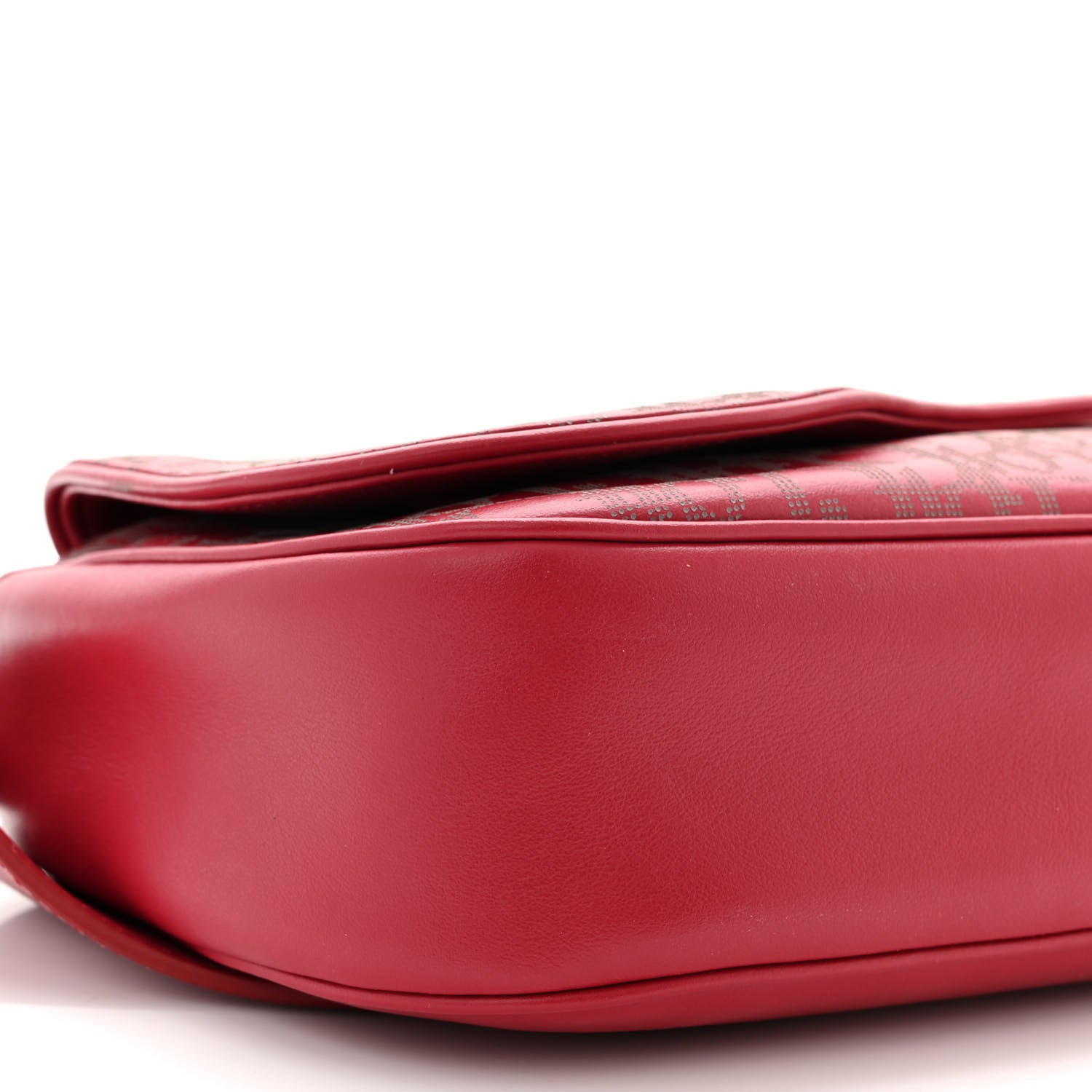 Christian Dior Galaxy Calfskin Oblique World Tour Saddle Belt Bag Red 8 of 9