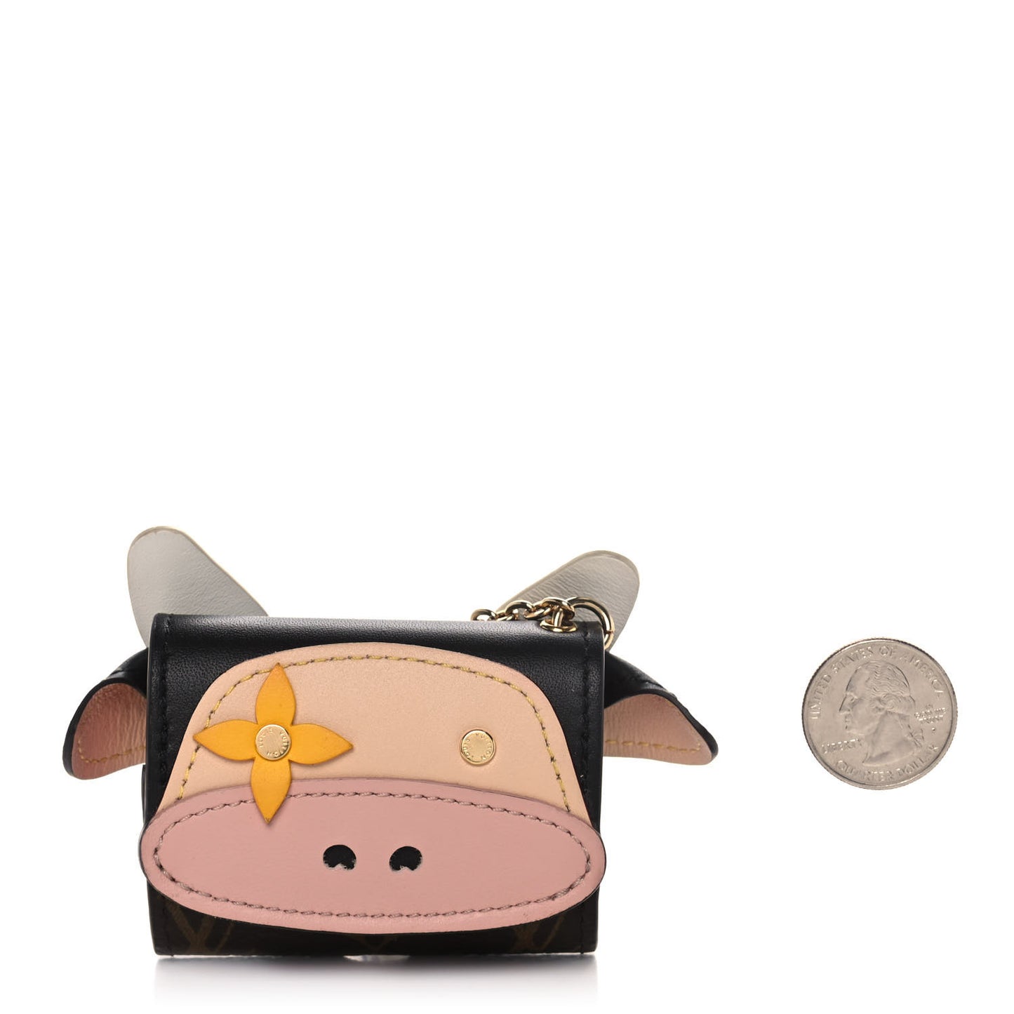 Monogram Cow Earpods Case