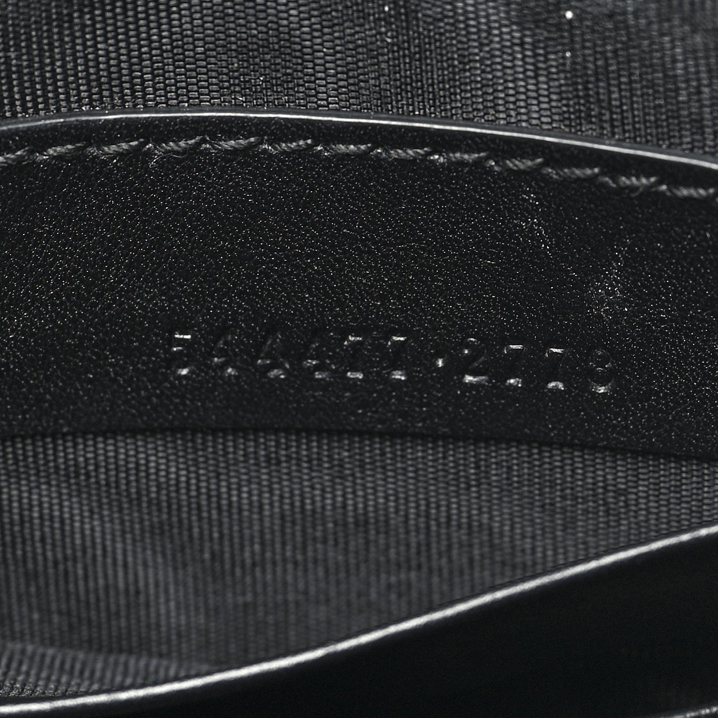 Microguccissima Clutch Black