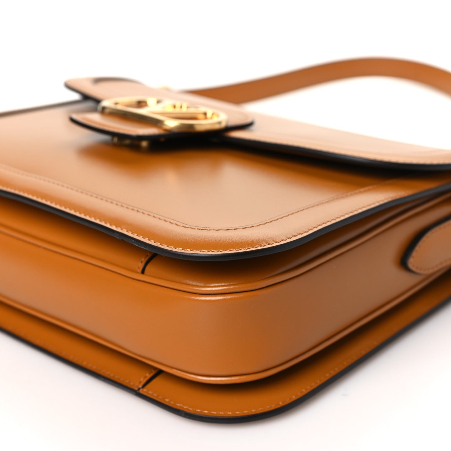 Smooth Calfskin 9to5 Shoulder Bag Tan