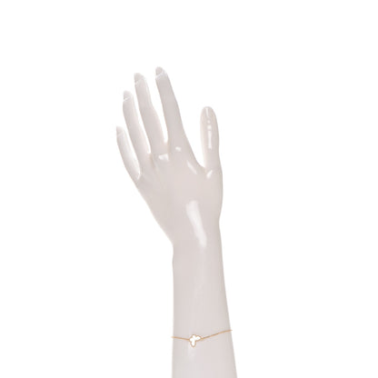 Van Cleef & Arpels 18K Yellow Gold Mother of Pearl Sweet Alhambra Bracelet 2 of 9