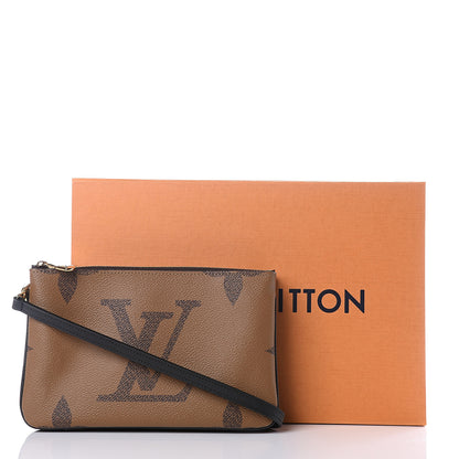 Louis Vuitton Reverse Monogram Giant Double Zip Pochette 12 of 12