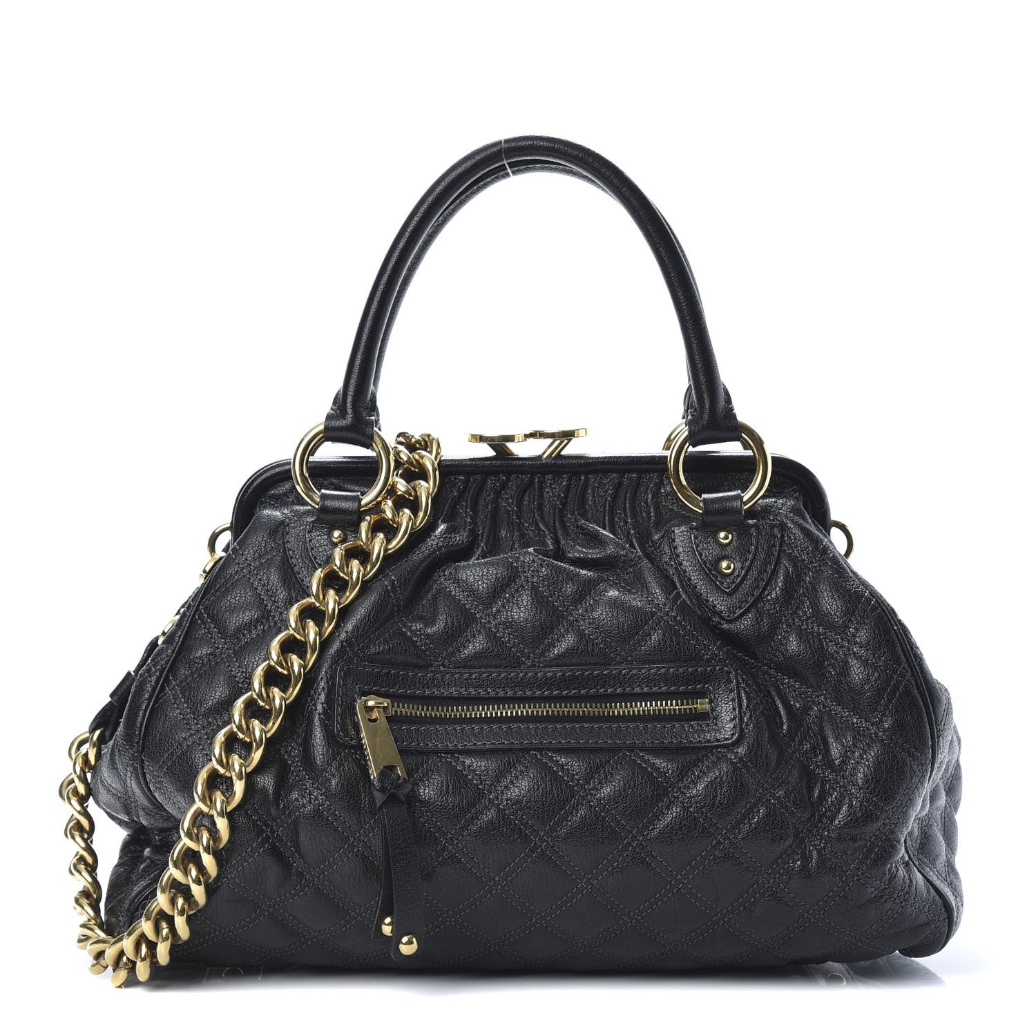 Marc Jacobs Calfskin Quilted Stam Black 1 of 11