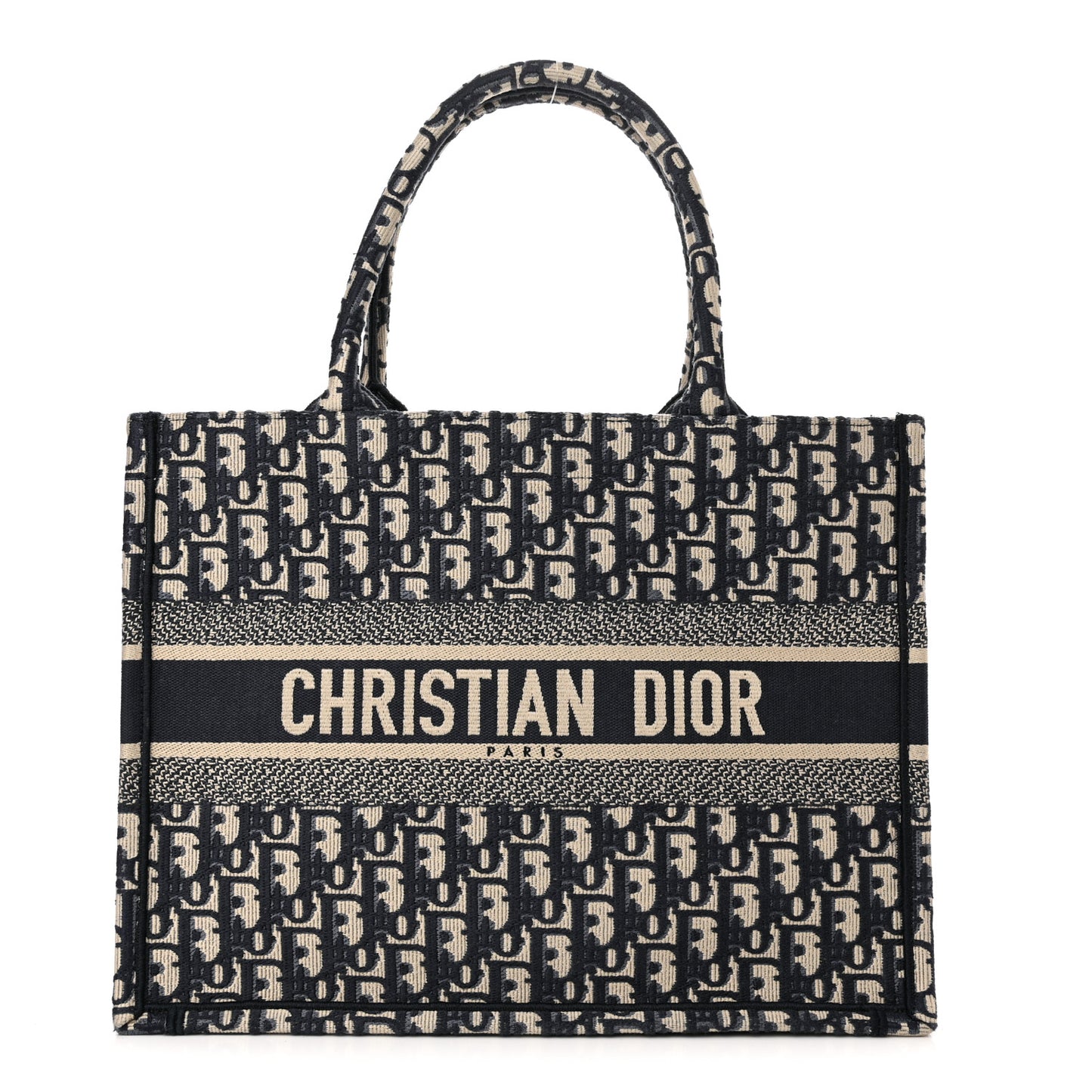 Oblique Medium Book Tote Blue Multicolor