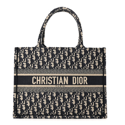 Christian Dior Oblique Medium Book Tote Blue Multicolor 1 of 10