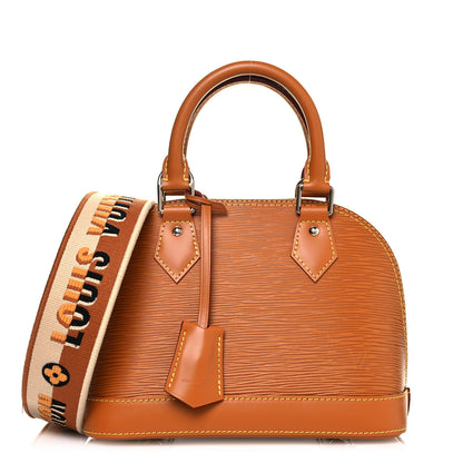 Louis Vuitton Epi Jacquard Alma BB Honey Gold 1 of 9