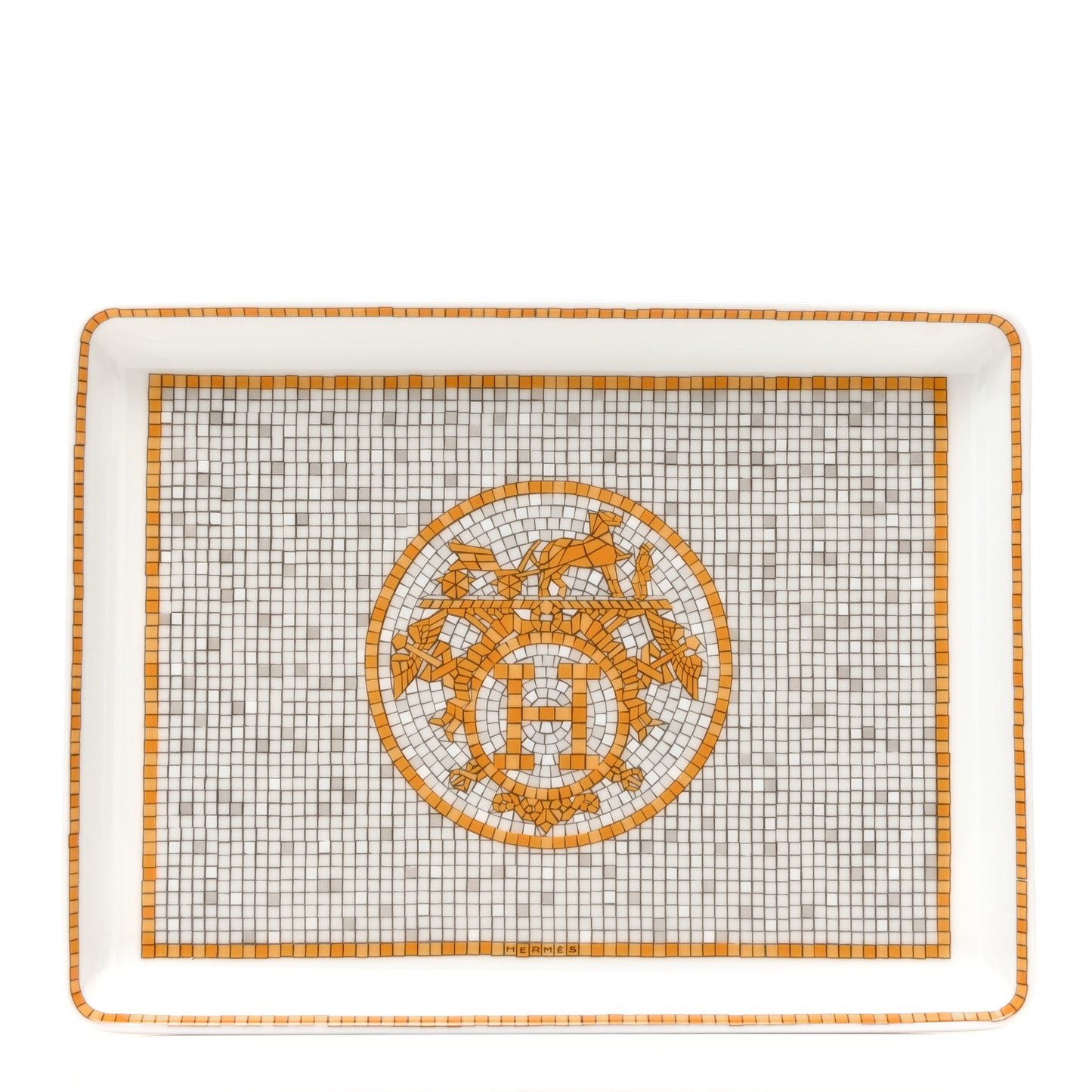 Porcelain Mosaique au 24 Gold Sushi Plate